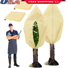 Heavy-Duty Plant Covers Frost Protection Multi-Pack Tree Insulation Reusable New