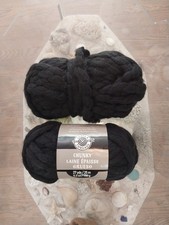 (2) Loops & Threads CHUNKY Boho Big Yarn Blac...