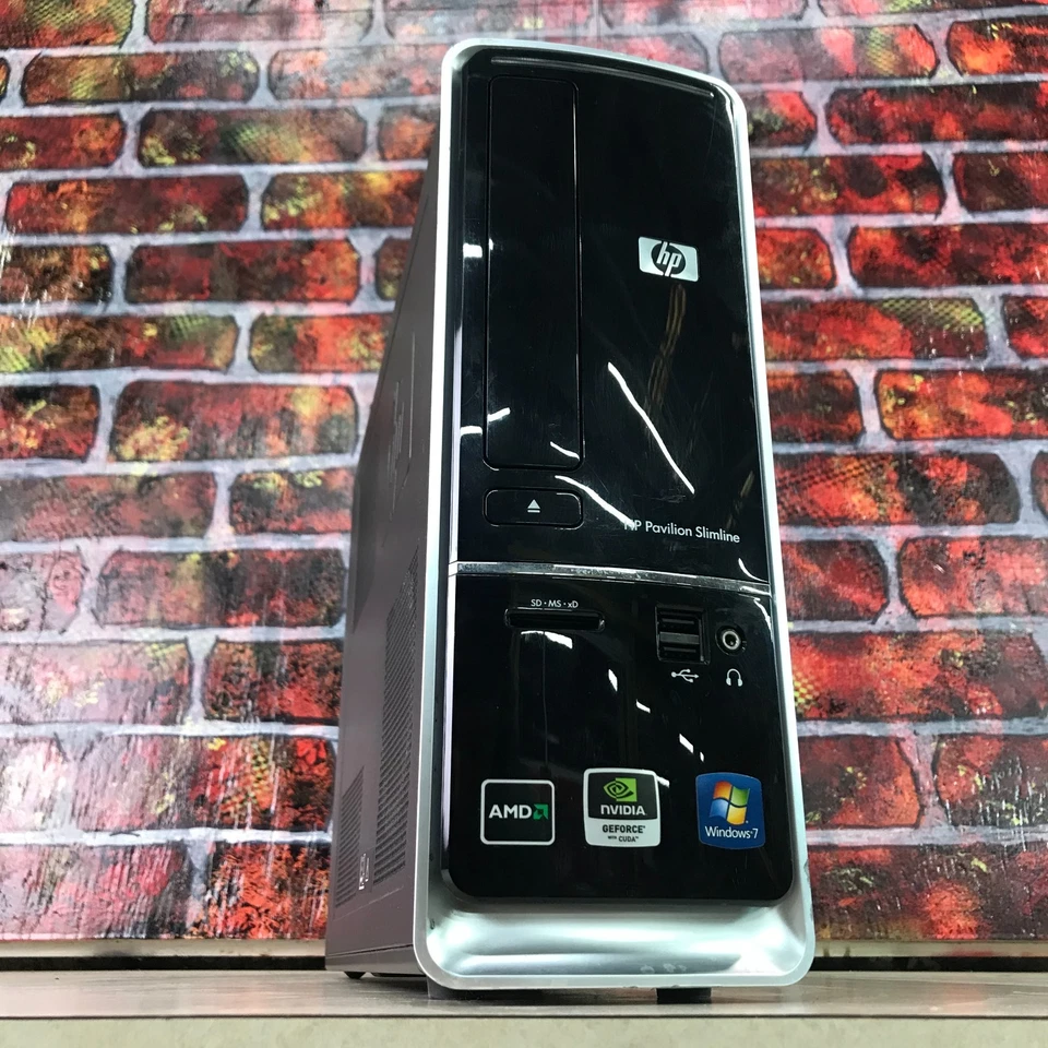 HP Pavilion SFF PC Retro Gaming AMD E1 1.40GHz 4GB RAM (Windows 7 Pro 64-Bit) - Image 3 of 4