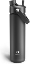 Insulated Water Bottle with Straw Stainless Steel Water Bottle, Leak-Proof, Bpa-