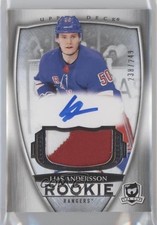 2018-19 Upper Deck The Cup Rookie 238/249 Lias Andersson #98 Patch Auto 2a8