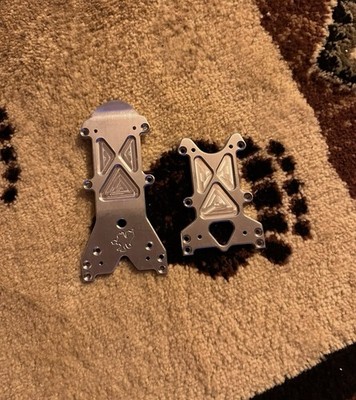 Supermaxx titanium RC Monster Skid plates  , Emaxx , Tmaxx, HCR,Traxxas