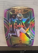 2020 Panini Select - Club Level Jalen Reagor #268 Purple Prizm Die-Cut (RC)