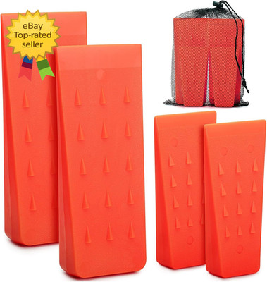 Tree Felling Wedges Spikes Pack Splitting Wedge Plastic Logging Chainsaw ToolsXL