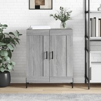 Sideboard Sonoma Eiche Grau 69,5X34X90 Cm Holzwerkstoff Wohnzimmer
