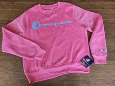Pink Women's Champion Pullover Sweatshirt Medium New With Tags