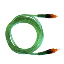 Green Transparent Optical Fiber Digital Audio Cable Optic 6.7ft (US Seller)
