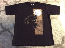 Batman Dark Knight on Gargoyle Black Shirt Adult Large Mogul