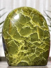 GREEN OPAL FREEFORM - Mineral Chakra Reiki Crystal Witch Energy Meditation Tower