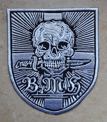 PATCH / AUFNÄHER -- BAISE MA HACHE - F.E.R.T. -- BLACK METAL