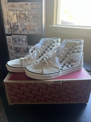 Vans SK8-Hi Classic W Checkered Flame Men's 9.5