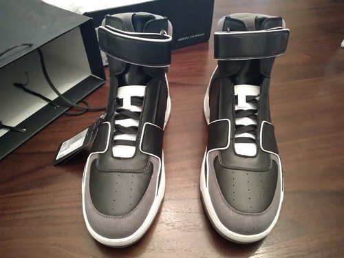 Armani Exchange Mens Trainers Black 