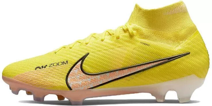 Crampon football Nike Zoom Superfly 9 Elite jaune avec amorti dynamique