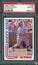 1982 TOPPS IN ACTION STEVE GARVEY #180 PSA 10 POP 70 (709)