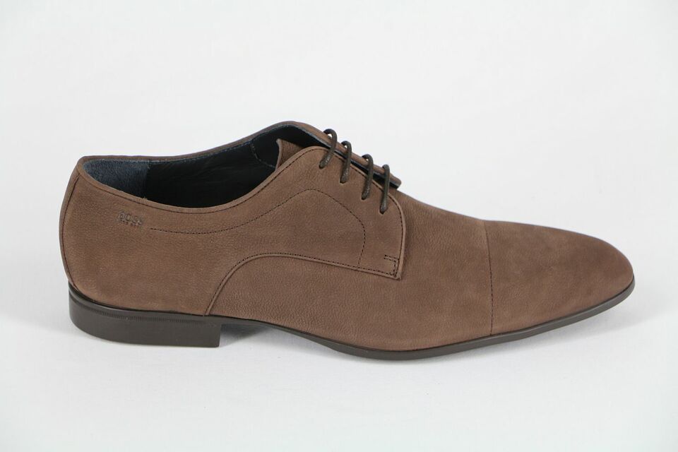 HUGO BOSS Dress Shoes, Mod. Nelot, Size EU 43.5 / AU 9.5 Dark Brown | eBay