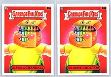 Crayola Crayons Garbage Pail Kids Spoof Crandall & Carlton 2 Card Set