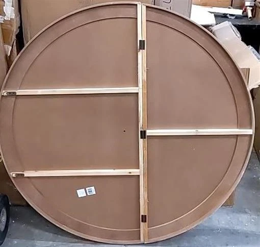 Aspire Home Accents 7005 Renata Oversize Shiplap Wall Clock, White - Image 4 of 4