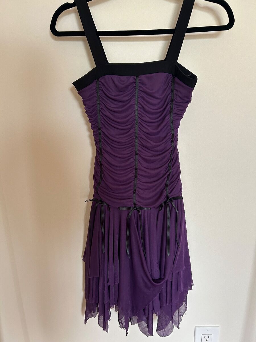 Y2k/Whimsigoth/Purple/Black/Fairy/dress/90s/grunge/goth Y2k/Whimsigoth/Purple/Black/Fairy/dress/90s/grunge/goth
