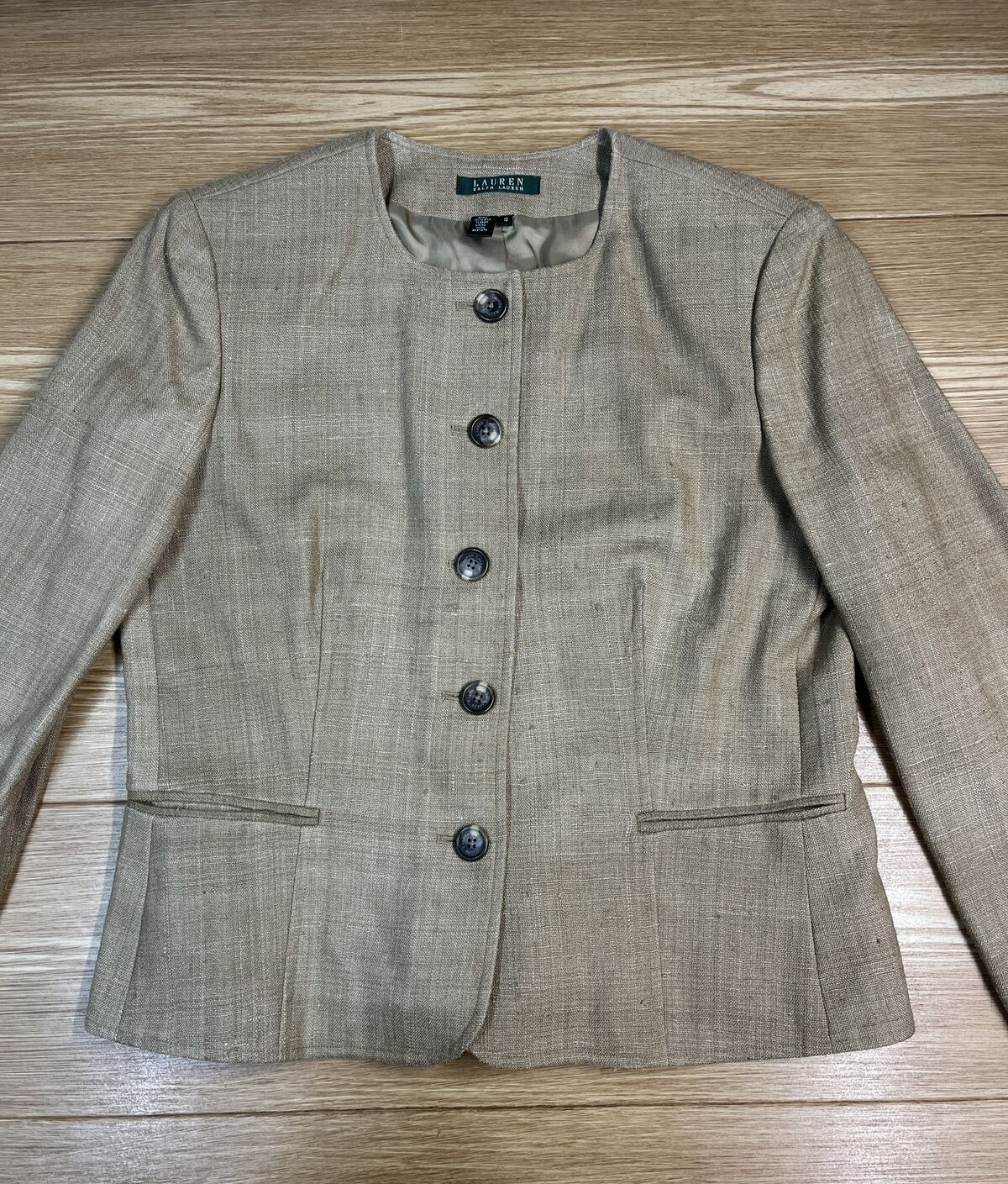 Lauren Ralph Lauren Women's Blazer Vintage Silk Vest … Gem