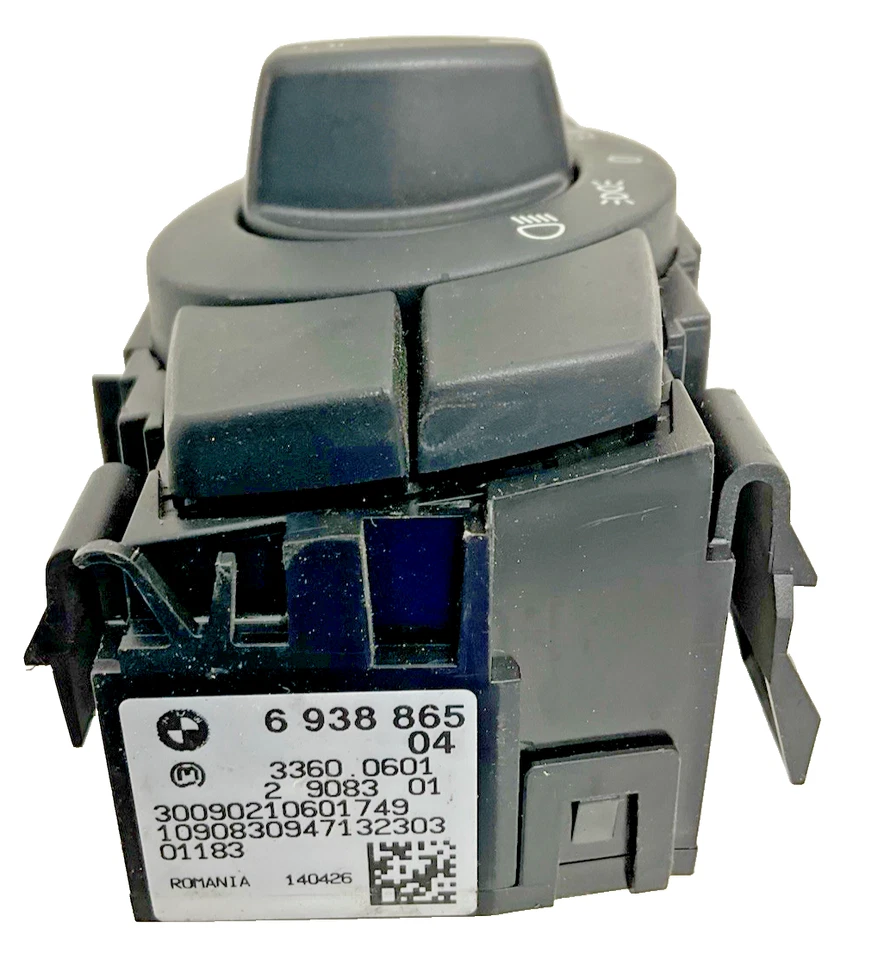 BMW 135I 2010 interruptor de control de faros OEM # 693886504 Foto 3 de 4