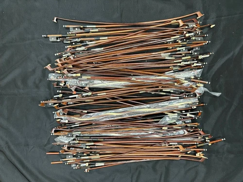 Over 100 Violin, Viola, and Cello Bows - For Parts/Restoration/Rehair - Picture 1 of 7