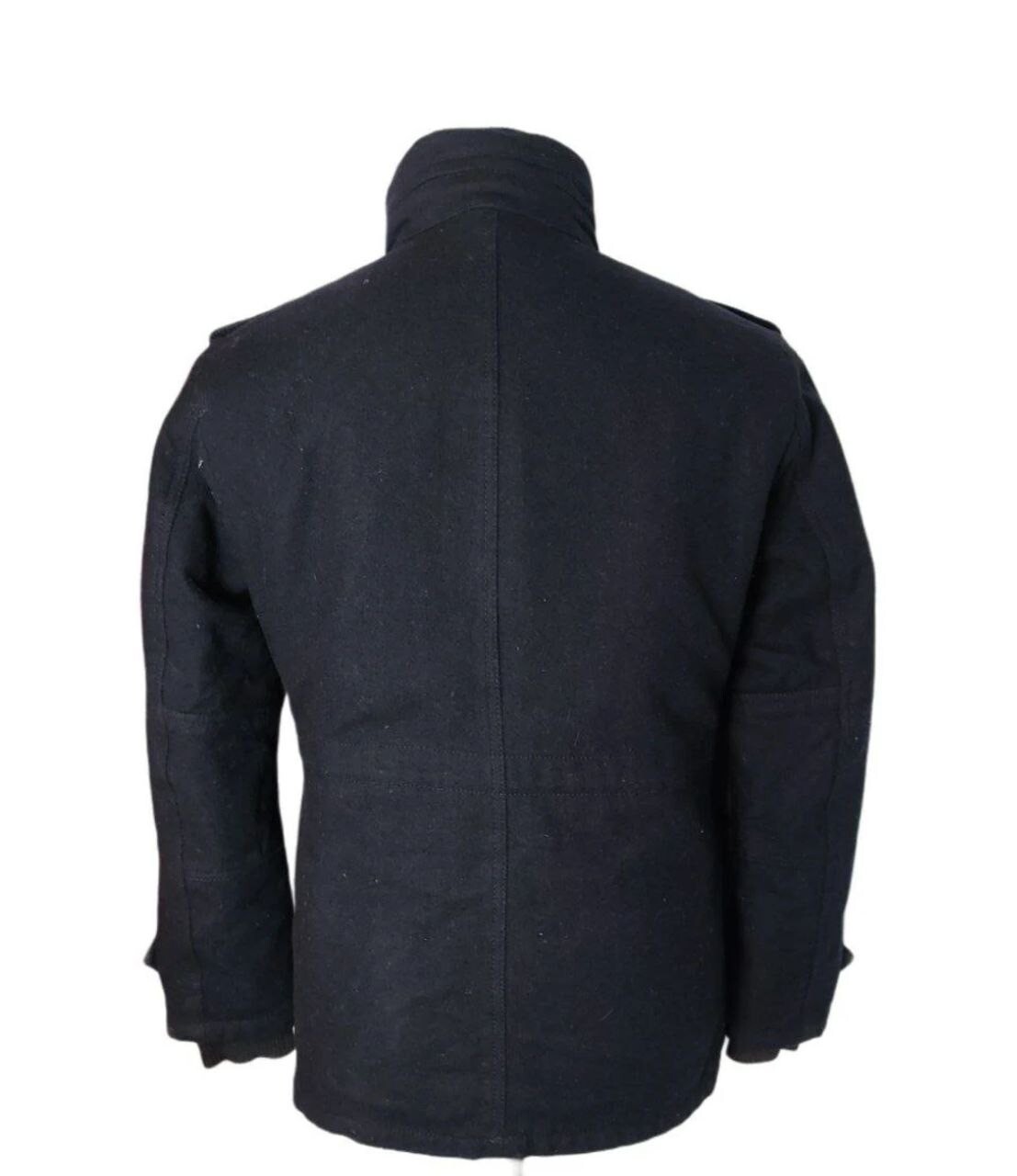 Authentic BURBERRY BLACK LABEL Solid - Black Poly… - image 3