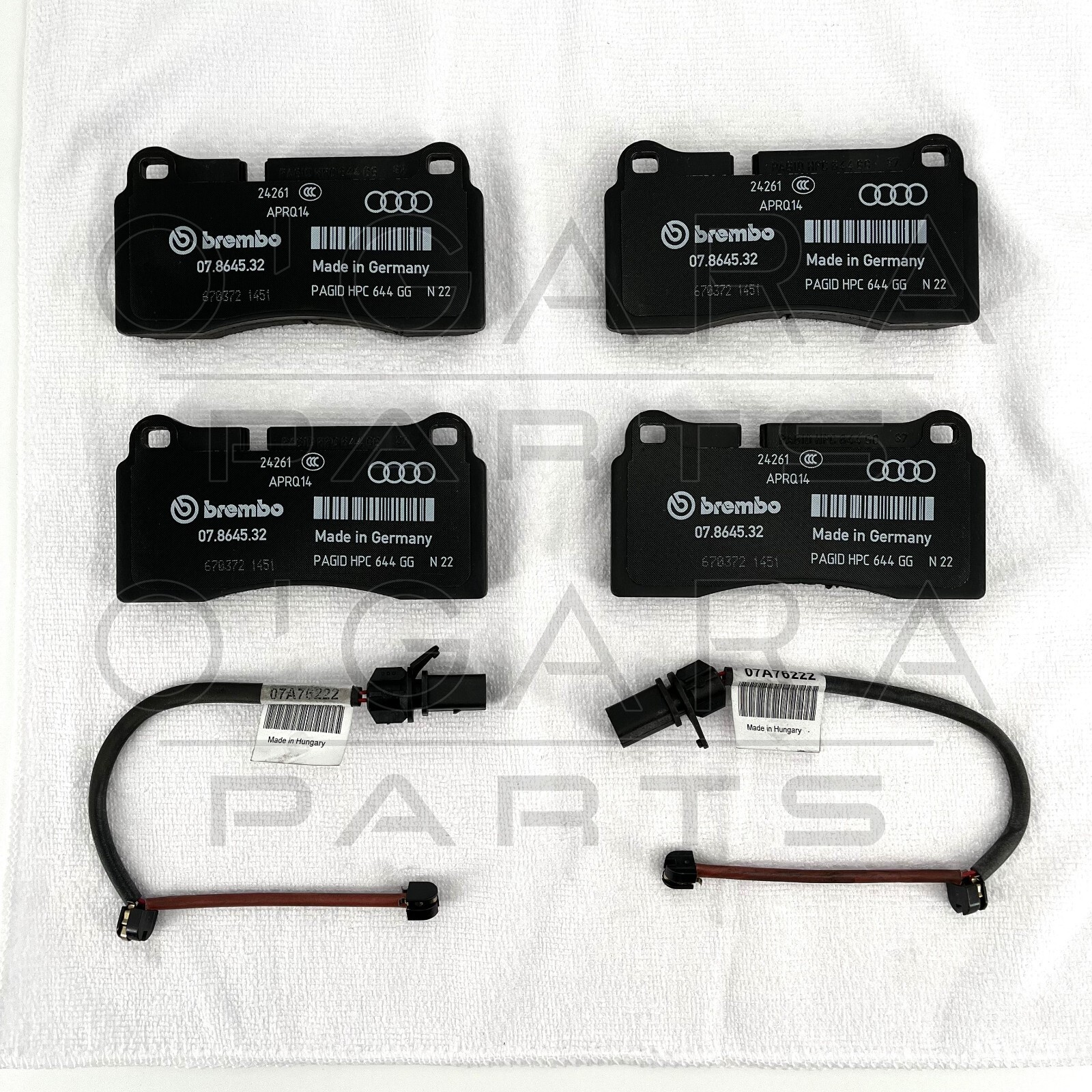 4S0698451AG Lamborghini Huracan REAR Brake Pads (check description) PRE ORDER