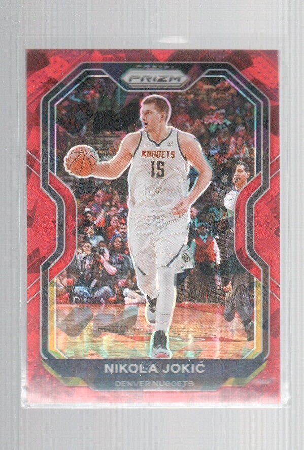 NIKOLA JOKIC 2020-21 PANINI PRIZM RED ICE PRIZM CARD #114