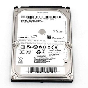 Defekte Samsung 500GB SATA 2.5 Festplatte ST500LM012, Momentus REV B