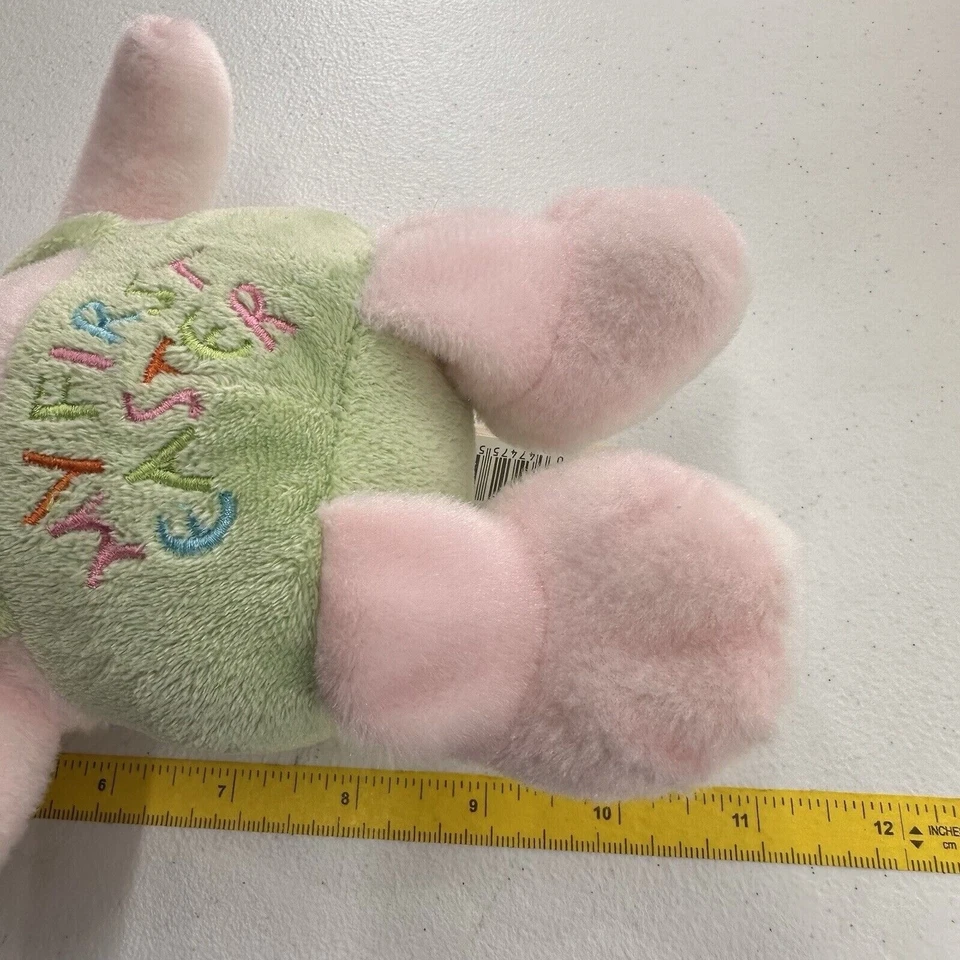 Juguete de peluche DanDee My First Easter Pink Bunny 2013 11" poliéster para bebés y niños Foto 3 de 4