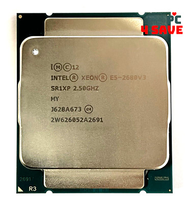 Intel Xeon E5-2680 V3 2.5GHz 12-Core 30M LGA 2011-3 Server Processor SR1XP 120W