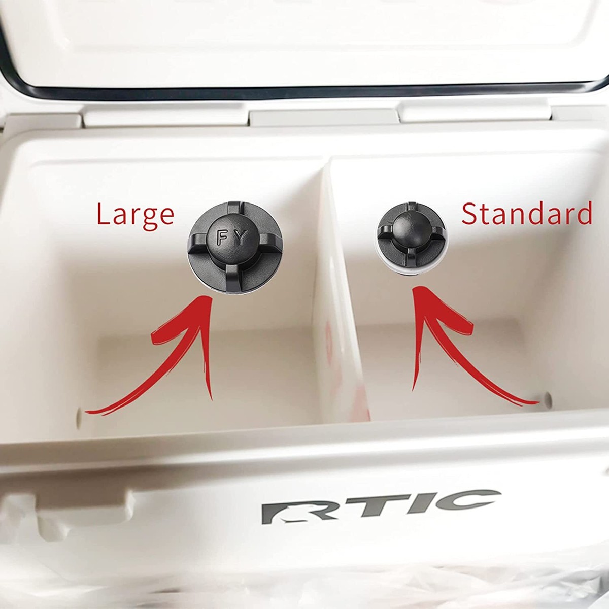 Yeti Accessories Cooler Drain Plug Replacement Set (Large Small