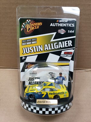 NASCAR Authentics Justin Allgaier Winners Circle 2023 Wave 03 Raced Version 1:64