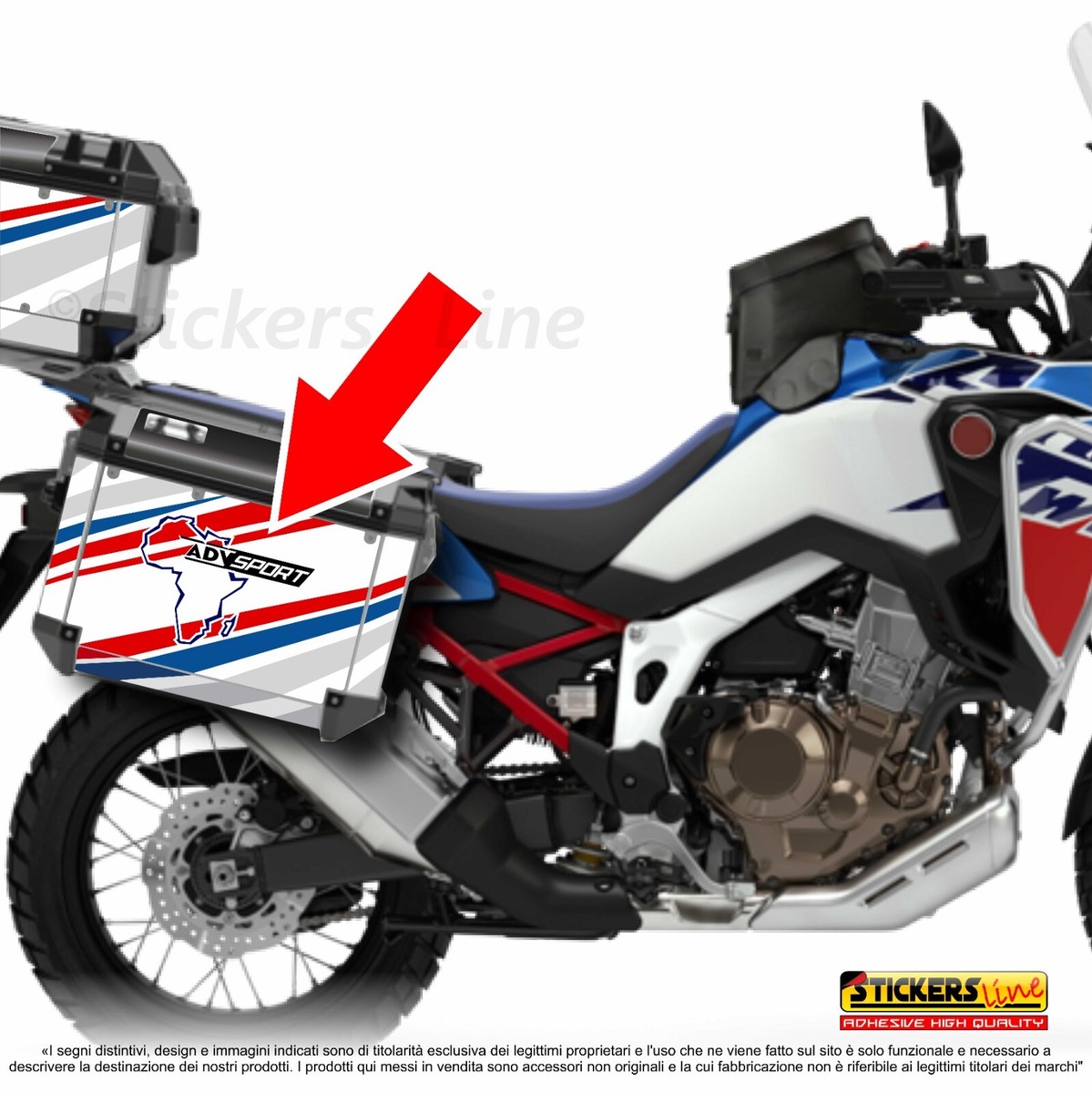 Givi Cupolino Honda Africa Twin 1000 Originale Givi Paramani Honda