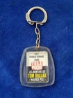 ANTIQUE KEYRING / Old key ring - TELE POCHE - TOM DOLLAR - POLISHED MAURITIUS