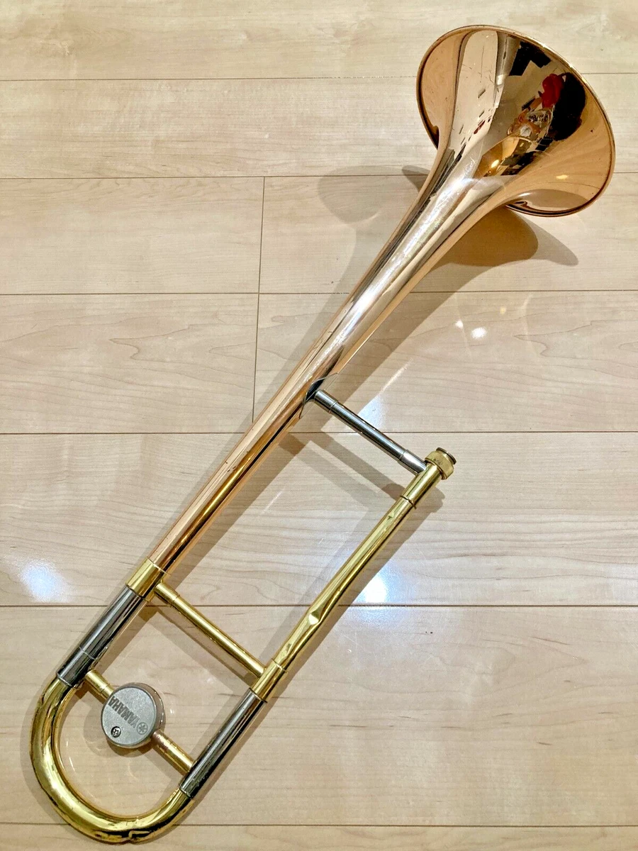 Yamaha YSL-455G Tenor Trombone w/ Hard Case Used From Japan: Free Shipping