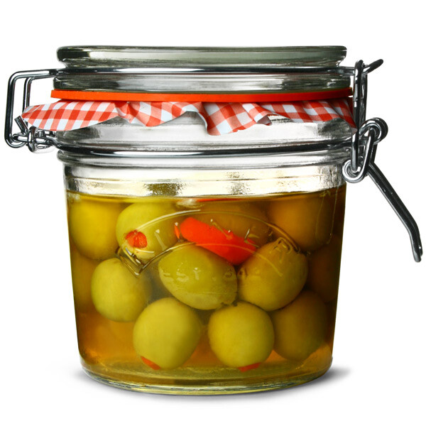 Kilner Glass Storage Jar Clip Top Round 350ml Airtight Clear Pantry Container - Image 2