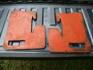 1 Pair of Weights - Suitcase Front 27 lbs Each fits AGCO fits Allis Chalmers