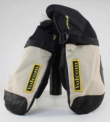 Volcom 91 Gore-Tex Snowboard Mittens, Men's XL Extra Large, Khakiest Khaki Black - Picture 2 of 4