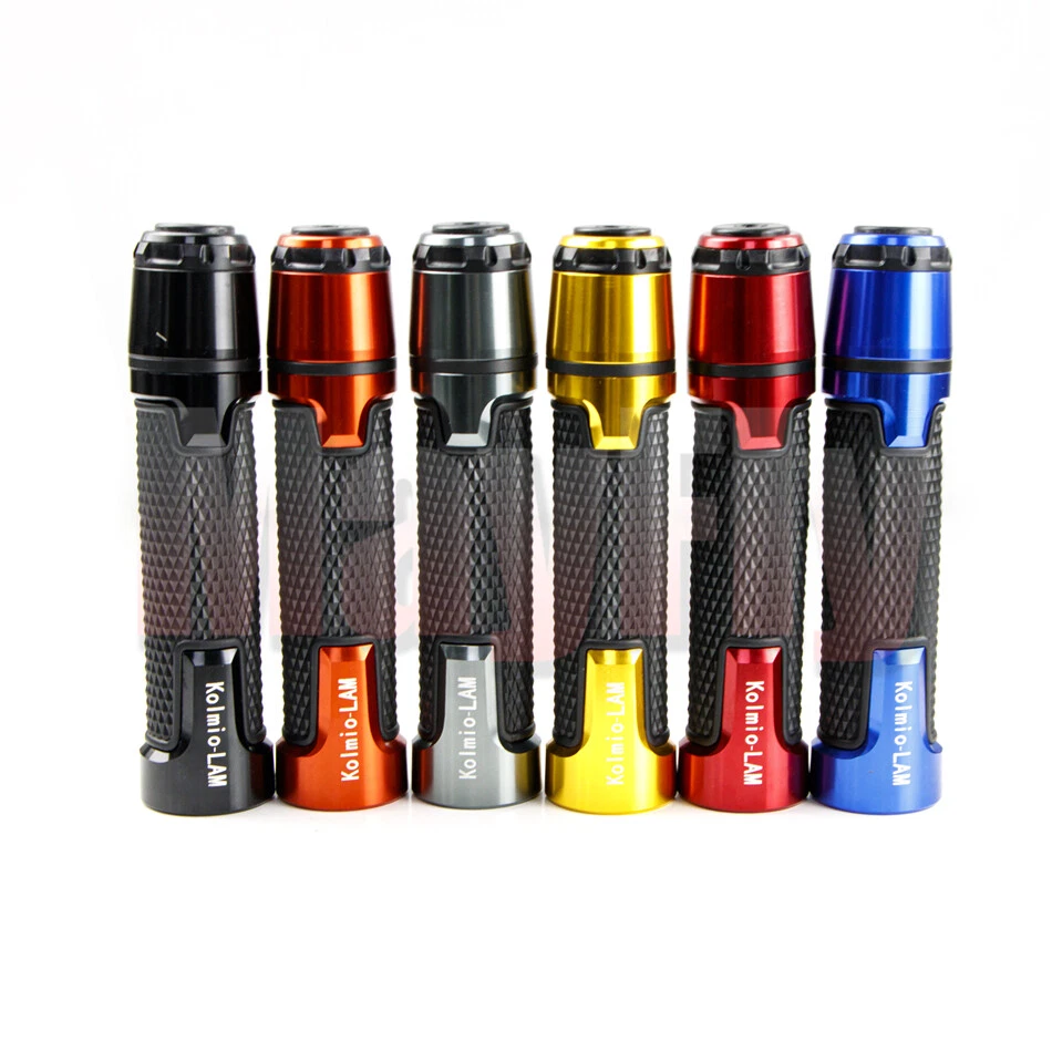 Empuñaduras de manillar de 7/8" con tapa de extremos aptas para GSXR600/750/1000 SV650 GSX1300R GSF1250 Foto 3 de 4