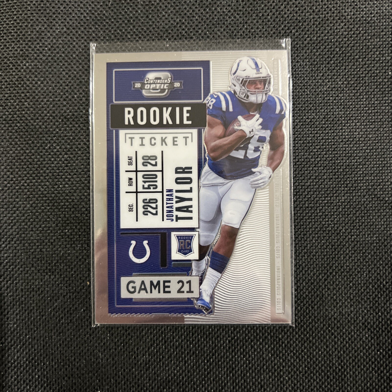 2020 Panini Contenders Optic #82 Jonathan Taylor