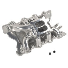 Polished Dual Plane Air Gap Intake Manifold For Sbf Small Block Ford 351c 69-86