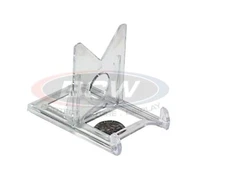 5 Pack - BCW 2-Piece Clear Adjustable Card Stands - Displays Sport Cards 