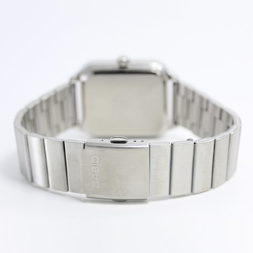 CASIO QUARTZ MTP-M305D-1A MTP-M305 Series MTP-M305 MTP Quartz Black Silver - Picture 4 of 6