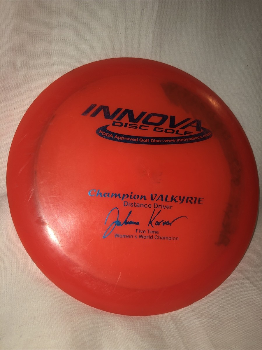 RARE Innova Disc Champion Valkyrie Distance Driver 5x Juliana