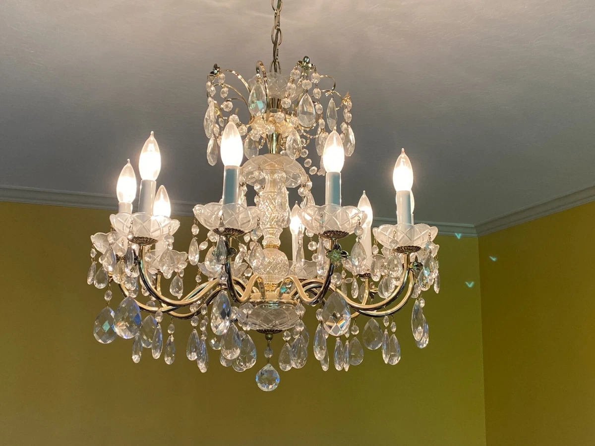 Schonbek crystal chandelier 10 lights 24