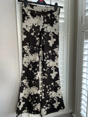 Urban Outfitters Cow Print Knit Flares 