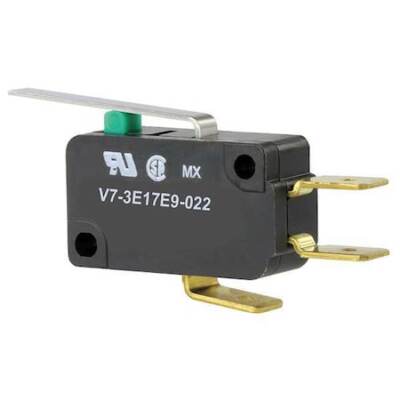 Honeywell V7-3E17e9-022 Miniature Snap Action Switch, Lever, Long Actuator,
