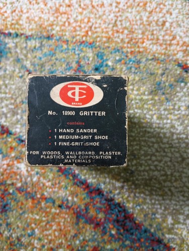 Vintage SKIL Tungsten Carbide Abrasive Gritter Hand Sander