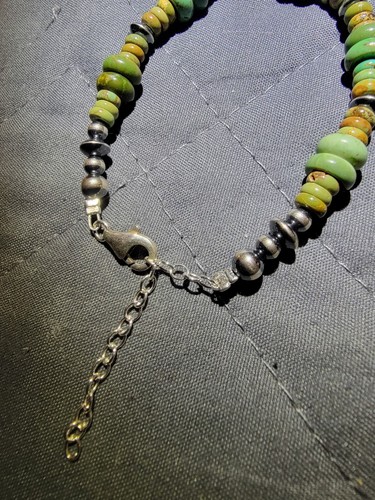 Native American Real Stone Bracelet - Picture 4 of 5